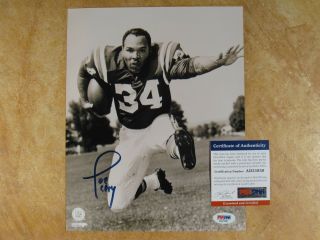 Joe Perry (hof/69) Signed Autographed B&w 8x10 Photo 1948 - 1960 Sf 49ers Psa