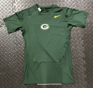 Green Bay Packers Game Worn Issued Nike Dri Fit Shirt Size Large