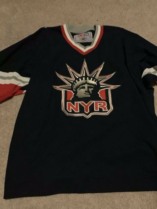 Ccm York Rangers Lady Liberty Alternate 3rd Hockey Jersey Medium