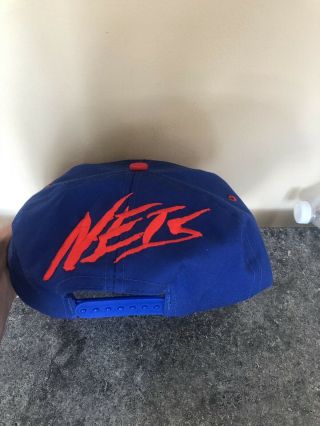 Jersey Nets NBA Snapback Hat Cap VINTAGE RETRO 2