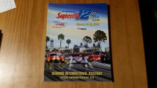 1995,  96,  98,  2001 12 Hrs Of Sebring Racing Programs,