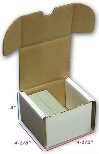 25 BCW 200 COUNT CARDBOARD STORAGE BOXES Trading Sport Card Holder Case Baseball 2