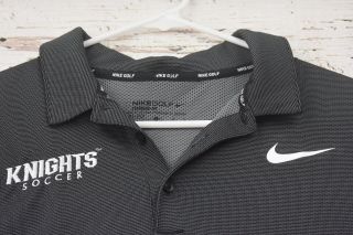 Nike golf UCF University of Central Florida Knights soccer Polo size L 3