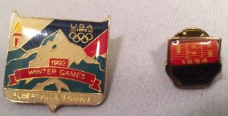 23 Olympics Pins 1992 Winter Games 1994 2000 Olympic Committee Torch 6