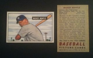 1951 Bowman Mickey Mantle 1951 Bowman Willie Mays 1952 Topps Mickey Mantle,   4