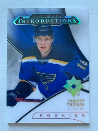18 - 19 Ud Ultimate Robert Thomas Rc Rookie Introductions