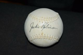 Jackie Robinson Signed Autographed Softball