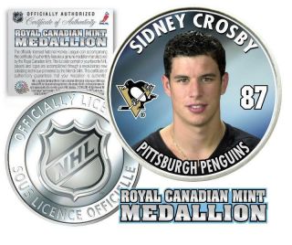2005 - 06 Sidney Crosby Penguins 87 Nhl Royal Canadian Rookie Coin