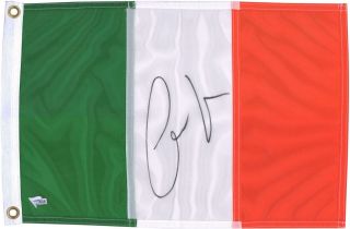 Conor Mcgregor Ultimate Fighting Championship Autographed 12 " X 18 " Ireland Flag