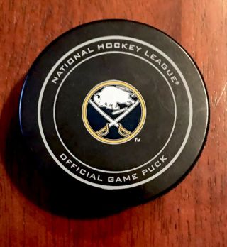Buffalo Sabres Official Game Puck New/never