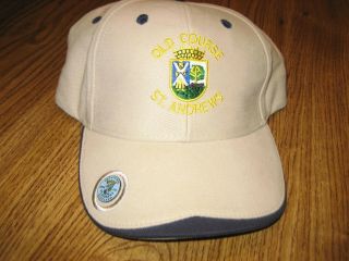 Tan " Old Course - St,  Andrews " Golf Cap From The 2005 Open Championship