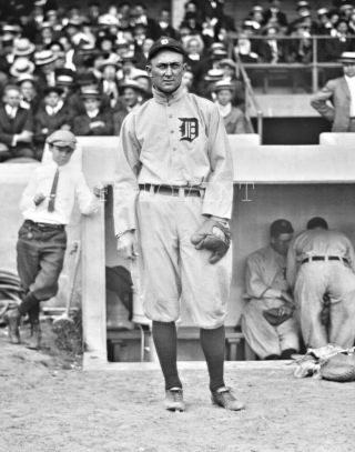 1913 Ty Cobb - 8x10 Photo - Vintage Detroit Tigers Baseball Picture Print (1)