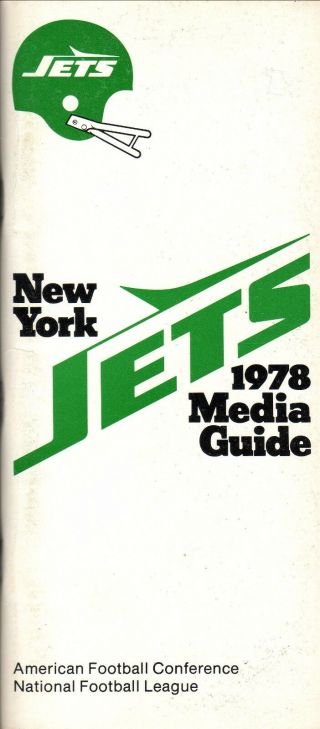York Jets - - 1978 Media Guide