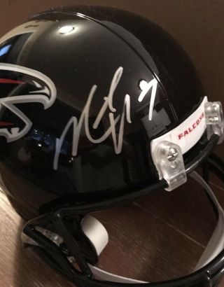 Atlanta Falcons Michael Vick Signed Full Size Helmet Jsa Cert Auto Autograph