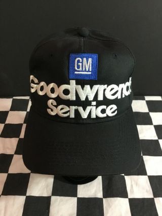 Vintage Dale Earnhardt Sr 3 Goodwrench Service Snapback Cap / Hat Nascar