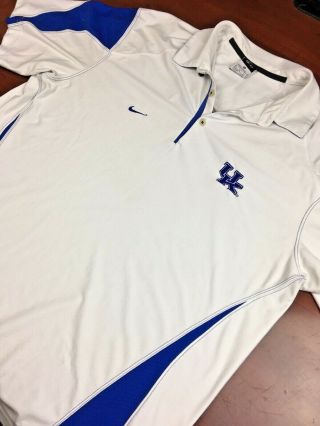 University Of Kentucky Wildcats Nike Golf Drifit Polo Shirt Xl Bbva Compass Bowl
