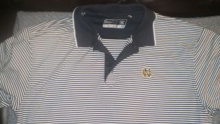 Notre Dame Polo Shirt By Cutter & Buck Men 