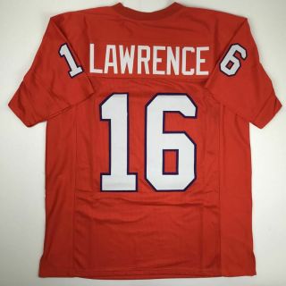 Trevor Lawrence Clemson Orange College Custom Stitched Football Jersey Xl
