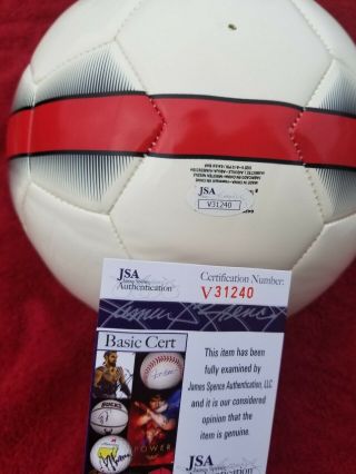 Christian Pulisic signed USMNT Nike USA Soccer Ball Chelsea JSA V31240 2