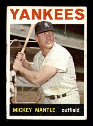 1964 Topps 50 Mickey Mantle Vg X1705056