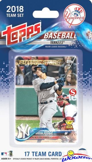 York Yankees 2018 Topps Limited Edition 17 Card Team Set - Aaron Judge,  Stanton