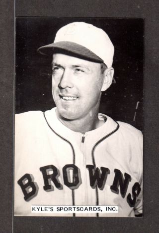 Jack Graham St Louis Browns Unsigned 3 - 1/2 X 5 - 3/8 B&w Real Photo Postcard 2