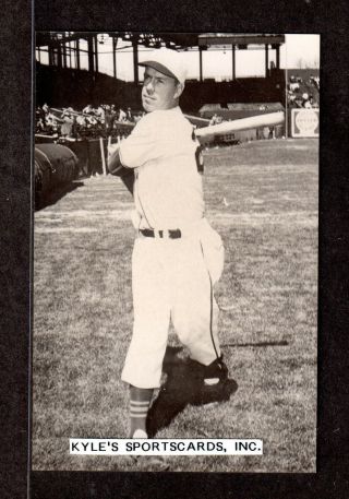 Jack Graham St Louis Browns Unsigned 3 - 1/2 X 5 - 3/8 B&w Real Photo Postcard 1