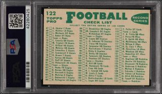 1960 Topps Football San Francisco 49ers 122 PSA 9 (PWCC) 2