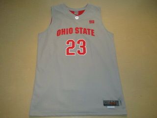 2007 David Lighty Ohio State Buckeyes Nike Elite Basketball Jersey Adult Xl Sewn