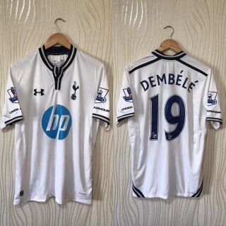Tottenham Hotspur 2013 2014 Home Football Shirt 9 Dembele Under Armour