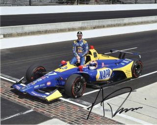 Alexander Rossi Autographed 2019 Indy 500 8x10 Photo
