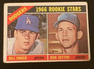 1966 Topps Baseball Dodgers 