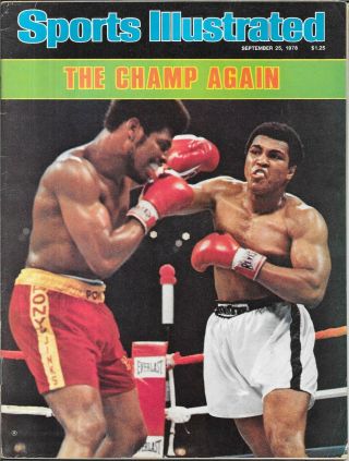 Sports Illustrated 1978 Muhammad Ali Regains Title V Leon Spinks Boxing No Label