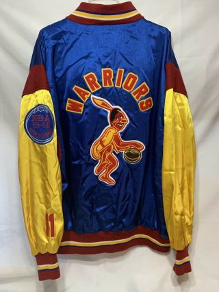 Golden State Warriors 1955 - 56 Mitchell & Ness Hardwood Classics Jacket Size 60