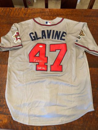 Tom Glavine Signed Atlanta Braves Jersey Psa Dna Hof 14