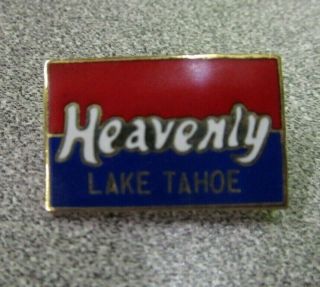 Vintage Heavenly,  Lake Tahoe,  California Ski Resort Hat/lapel Pin