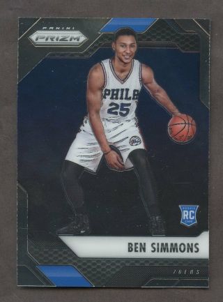 2016 - 17 Panini Prizm 1 Ben Simmons Philadelphia 76ers Rc Rookie