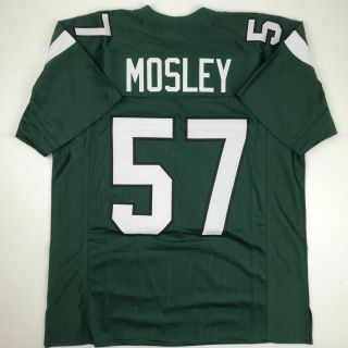 Cj C.  J.  Mosley York Green Custom Stitched Football Jersey Size Men 
