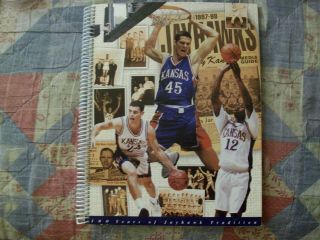 1997 - 98 Kansas Jayhawks Basketball Media Guide Yearbook 1998 Paul Pierce Program