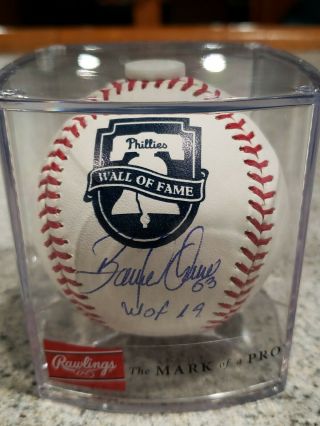 Bobby Abreu Signed Philadelphia Phillies Wall Of Fame Baseball Authentic Mlb