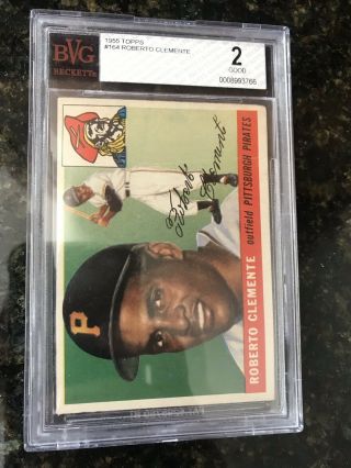 1955 Topps Roberto Clemente Pittsburgh Pirates 164 1955 Reprint Baseball Card