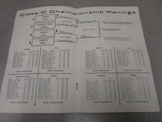 1969 Nebraska High School Basketball Championships Program - Class A,  B,  C and D 5