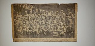 Cardinals Champs 1926 Team Picture Pete Alexander Tommy Thevenow Taylor Douthit