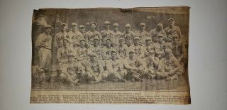 Cardinals 1926 Team Picture Tommy Thevenow Taylor Douthit Bill Sherdel Hornsby