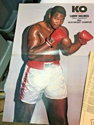 LARRY HOLMES: BOXING HISTORY COMPLETE WITH BROADCAST SCRIPTS,  PICTURES & ARTICLES 2