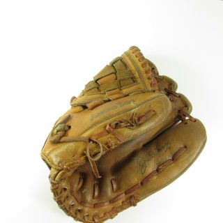 Vintage Hollander Joe Dimaggio Yankee Clipper Model Baseball Glove Made In Japan