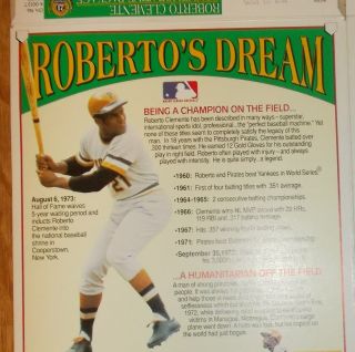 Roberto Clemente,  Pittsburgh Pirates 1993 KELLOGG ' S CORN FLAKES BOX,  18 oz. 3