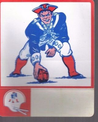 Vintage England Patriots Sticker Decal Boston Patriot Logo Sticker