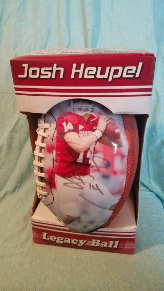 Legacy Ball Josh Heupel Autograph Football 2000 National Champions
