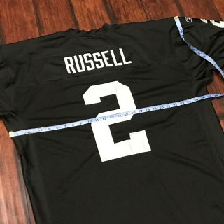 JaMarcus Russell Oakland Raiders NFL Jersey Size 52 2XL Reebok Football Shirt 8